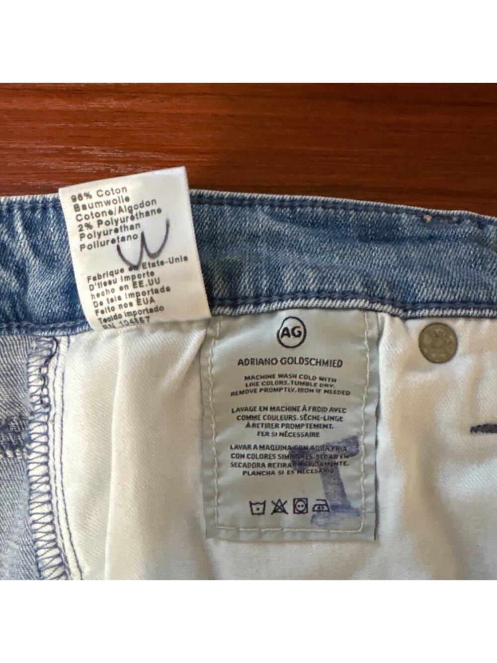 AG Adriano Goldschmied Farran Skinny Ankle Jeans Women’s Size 29R Light Wash - Picture 5 of 11